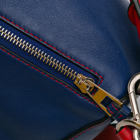 Pre-Loved LOEWE Small Bicolor Calfskin Puzzle Satchel - Picture 9 of 12